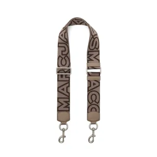 【MARC JACOBS】MJ 經典LOGO泥灰雙色字母背帶