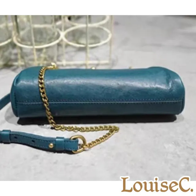 【LouiseC.】雙11 Tree House 高質感牛皮手拿口金包/鍊帶宴會真皮包-2色(TCHD7758)
