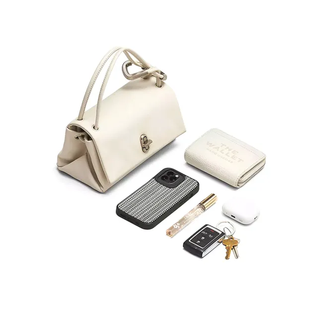【MARC JACOBS】本季精選 MJ DUAL 雲朵白小型隨身包