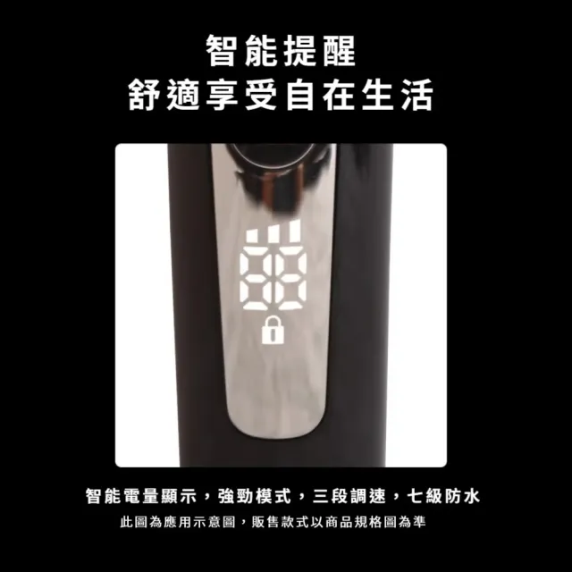LCD數顯紳士格調電動理髮器(陶瓷刀頭 成人剃頭刀 電推剪 剃刀 剃髮 剪髮器 充電 電推子)