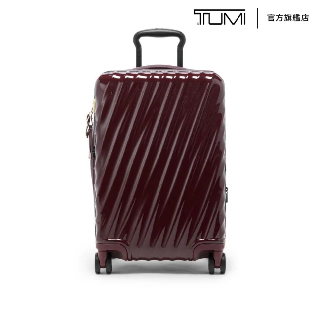 【TUMI】19 DEGREE 21 吋國際可擴充四輪登機箱-勃根地紅(TUMI 官方旗艦店)
