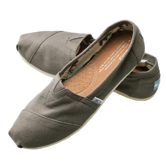 【TOMS】女 經典 素面 Classic Canvas 純色 舒適 休閒鞋 平底鞋 懶人鞋 帆布鞋 一腳蹬 百搭 多色任選