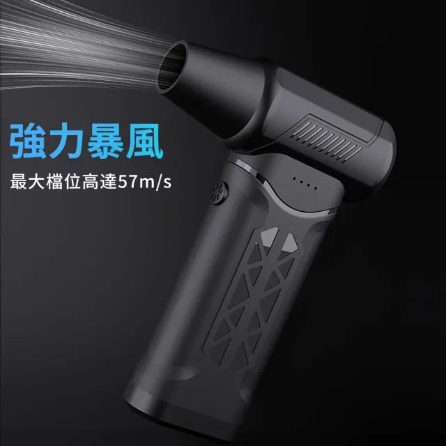 【YOLU】四檔調節暴力渦輪吹塵器 多功能手持強力除塵槍 無線吹塵機戶外便攜/吹塵槍 吹氣機(交換禮物)