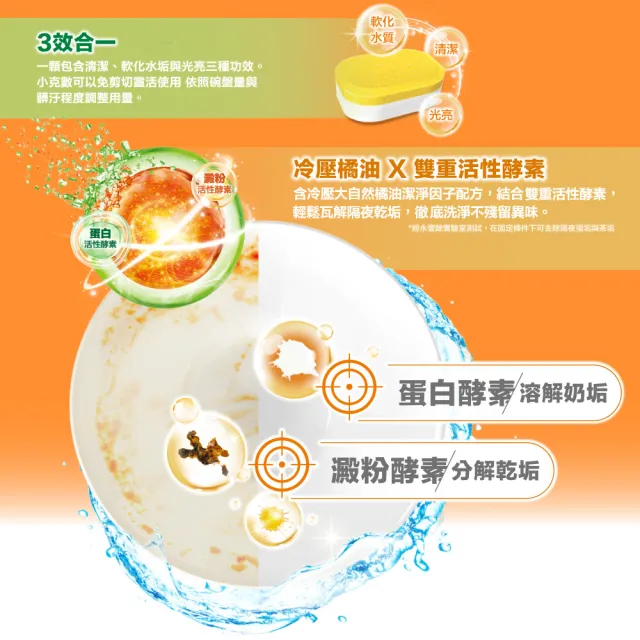 處女座媽媽團購限定【Orange house 橘子工坊】三合一酵素洗碗錠56顆x2盒