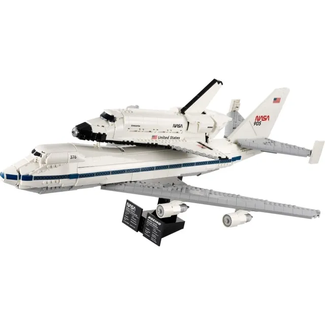 【LEGO 樂高】Icons 10360 太空梭運輸機(工程模型 玩具模型 居家擺設 積木)