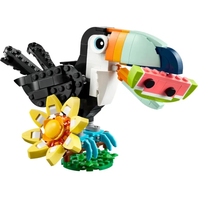【LEGO 樂高】創意百變系列3合1 31173 野生動物：熱帶巨嘴鳥(動物玩具 DIY積木 兒童玩具 積木)