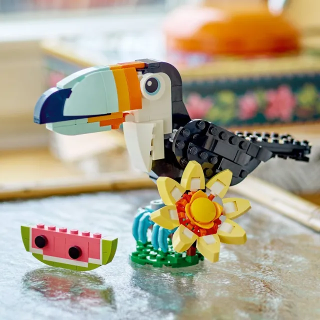 【LEGO 樂高】創意百變系列3合1 31173 野生動物：熱帶巨嘴鳥(動物玩具 DIY積木 兒童玩具 積木)