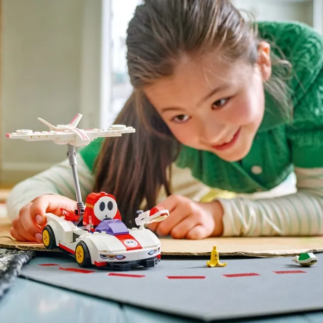 【LEGO 樂高】超級瑪利歐系列 72045 瑪利歐賽車-嘿呵與Ｐ飛翼(任天堂 MarioKart 兒童玩具 積木)