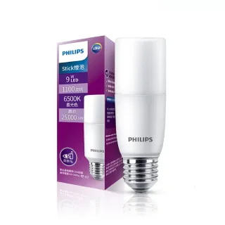 【Philips 飛利浦】4入組 PHILIPS 飛利浦 11W Stick LED雪糕燈 窄型燈泡 E27燈頭燈(白光/黃光)