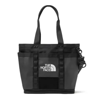 【The North Face】TNF 休閒 運動 側肩兩用背包 EXPLORE UTILITY TOTE 男女 黑(NF0A3KZU53R)