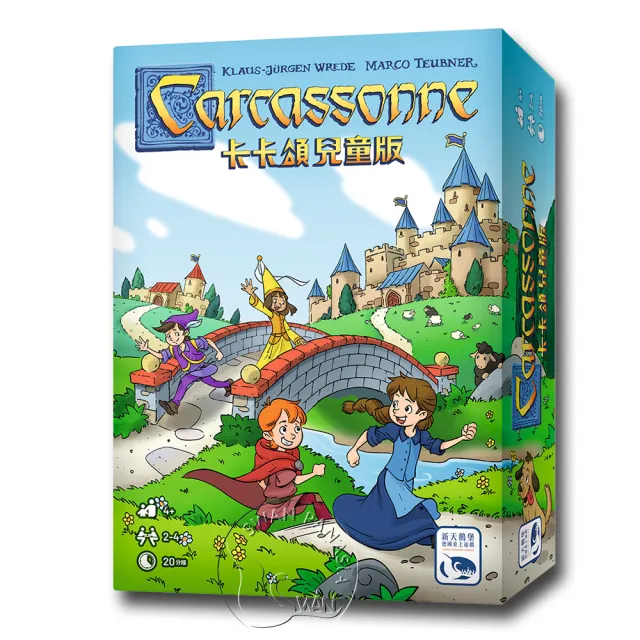 【新天鵝堡桌遊】卡卡頌兒童版  Carcassonne Kids(學齡前必選)