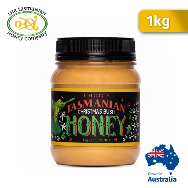 【THE TASMANIAN HONEY COMPANY】澳洲塔斯馬尼亞島聖誕樹生蜂蜜-1kg(Christmas Bush)