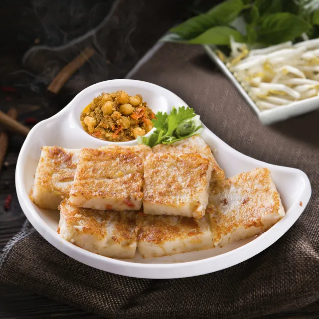 【中山招待所】頂級干貝蝦醬蘿蔔糕6入組(【新包裝850g/入】-鹹香銷魂 垂涎欲滴)