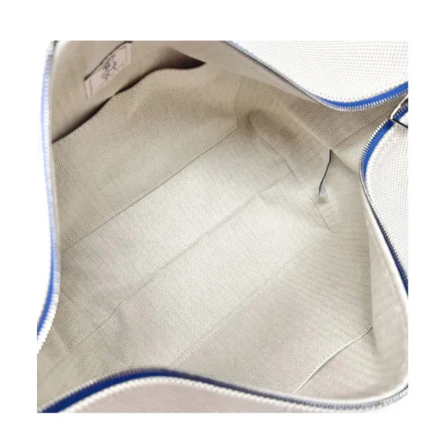 【Hermes 愛馬仕】H103587M 經典PBride a Brac Cabriole系列素色小馬圖案收納包/化妝包(白色圖騰)