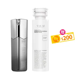 【TRUU 童】PDRN外泌體A醇再生精華乳50G+美白外泌體超導精華露150ML(三效抗老新極限 有感撫平細紋)