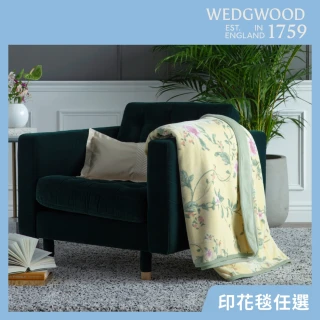 【WEDGWOOD】Reve雙品牌任選｜印花毛毯/石墨烯輕暖被(雙人180x210cm)