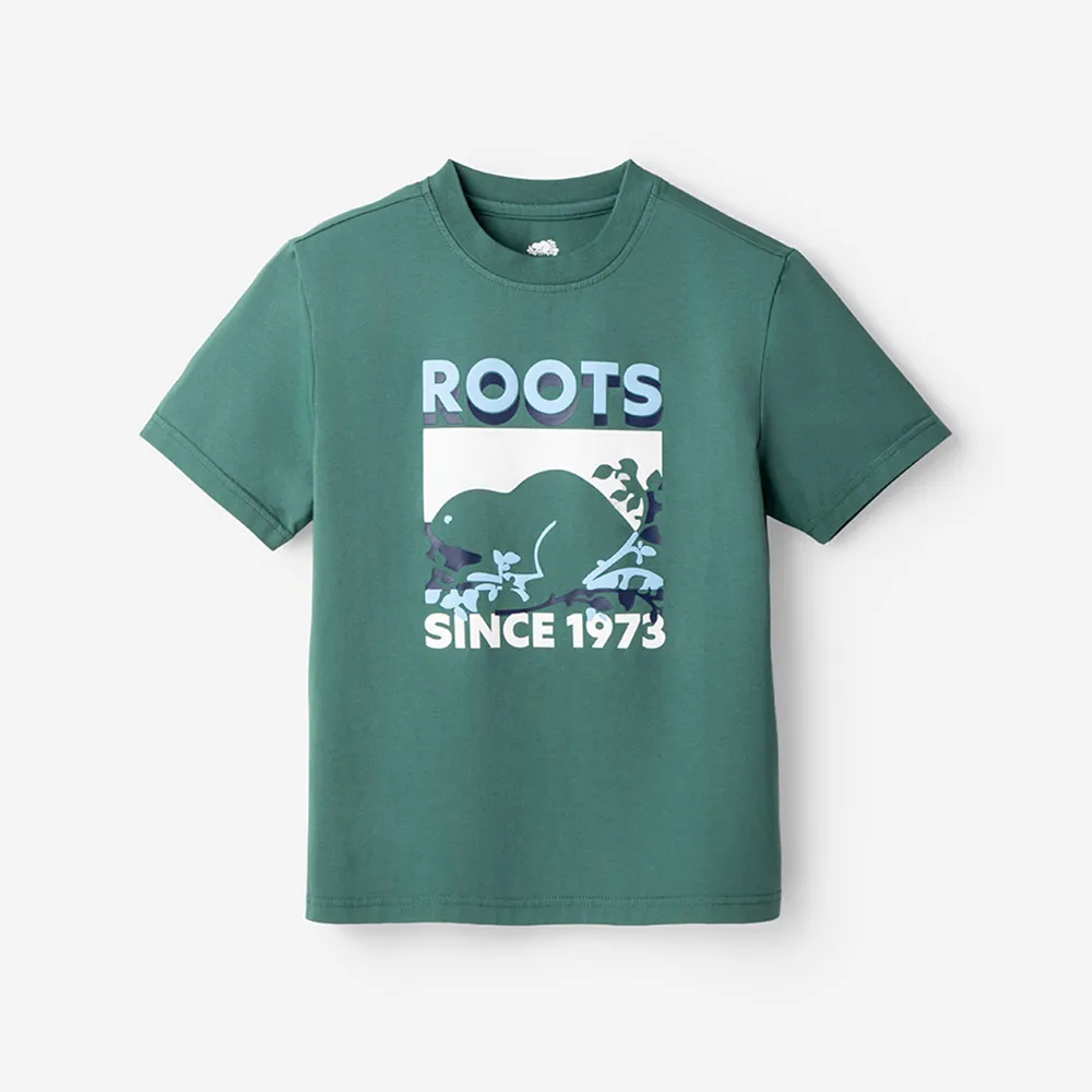 【Roots】Roots 大童-ROOTS EXHIBITION 短袖上衣(綠色)