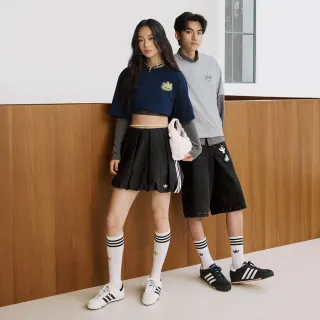【adidas 愛迪達】K74 休閒鞋 運動鞋 皮革鞋面 三葉草LOGO 男鞋/女鞋(多款任選)