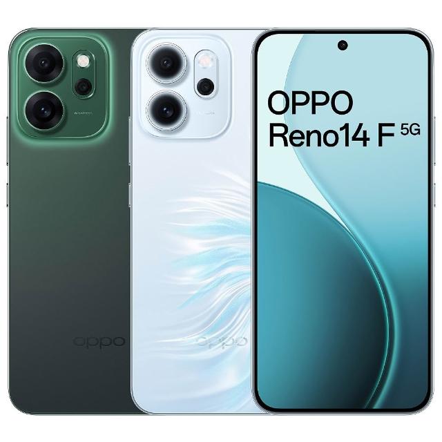 【OPPO】Reno14 F 5G 6.57 吋(12G/256G/高通6Gen1/3200萬鏡頭畫素)