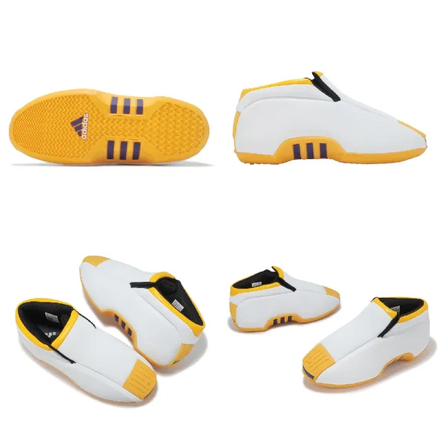 【adidas 愛迪達】籃球鞋 Crazy 2 男鞋 白 黃 KOBE All-Star 全明星賽 愛迪達(JI0337)