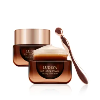 【LUDEYA】買1送1★超緊緻微臻琥珀眼霜15ml共2入(眼霜/眼部保養)