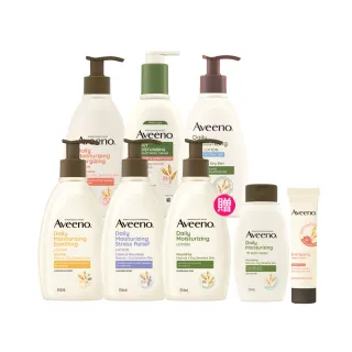 【Aveeno 艾惟諾】長效鎖水保濕乳300ml任選3入(燕麥/活力/薰衣草/洋甘菊/水感/蜂蜜杏桃)