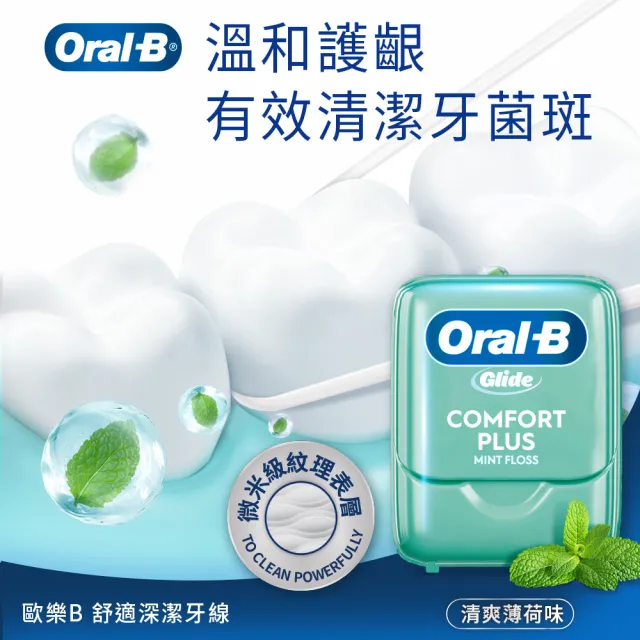 【Oral-B 歐樂B】舒適深潔牙線 / 深層潔淨牙線 任選 40公尺