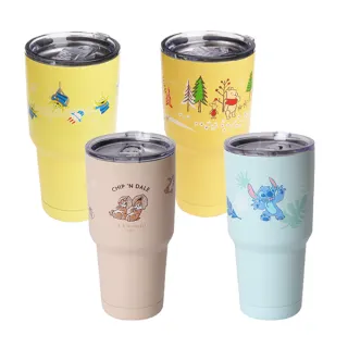【Norns】迪士尼不鏽鋼冰霸杯900ml(三眼怪 小熊維尼 史迪奇 米奇 奇奇蒂蒂 小美人魚 愛麗絲 保溫杯)