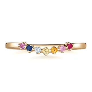 【ALUXE 亞立詩】10K金 寶石戒指 繽紛彩色 RW0127