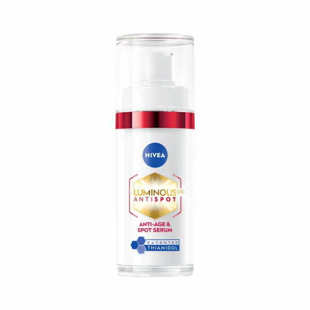 【NIVEA 妮維雅】LUMINOUS630淡斑煥白精華30mlx2入(L630/敏感肌適用/專利美白成分)