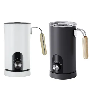 【Quality 聚家】奶泡機 全自動咖啡冷熱奶泡機 旋鈕款-五種模式(熱牛奶/綿密 稀薄口感/常溫 冷熱模式)