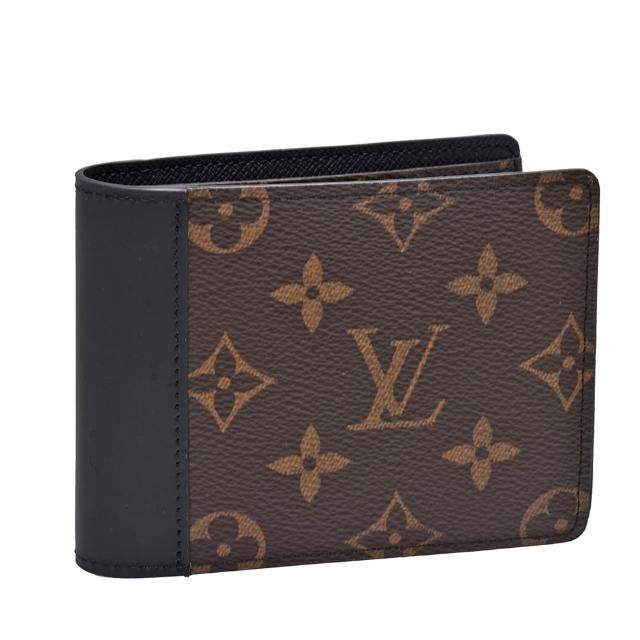【Louis Vuitton 路易威登】M69408經典MULTIPLE系列Monogram帆布/皮革內襯裡摺疊短夾