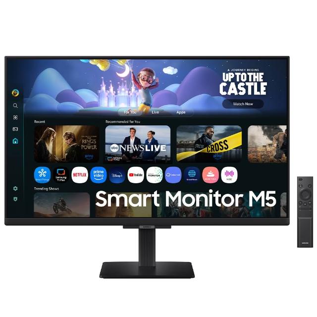 【Samsung 三星】S27FM500EC 27型 M5 Smart Monitor   智慧聯網螢幕(IPS/內建喇叭/HDR10/遙控器)