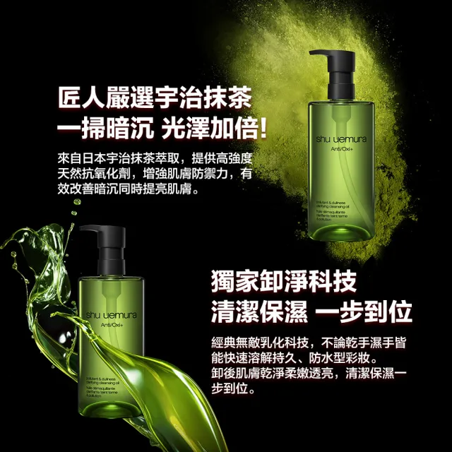 【植村秀】官方直營 明星卸妝潔顏油450ml(Shu uemura/覆盆子/抹茶/卸妝)