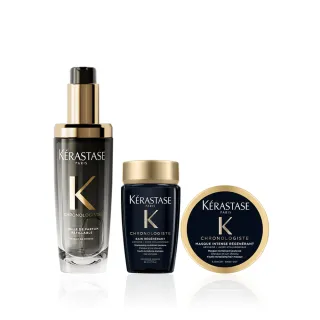 【KERASTASE 巴黎卡詩】黑鑽極萃逆時玫瑰香氛露75ml(新升級/護髮油)