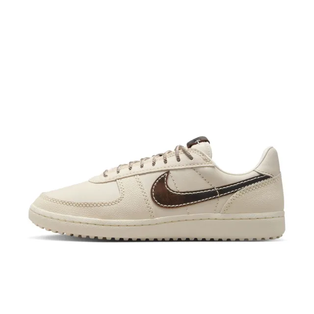 【NIKE 耐吉】運動鞋 休閒鞋 男鞋 NIKE FIELD GENERAL 氣墊 復古 板鞋 皮革 米白 棕(IH7331020)