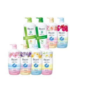 【Biore 蜜妮】淨嫩沐浴乳 瓶裝1000g 4入組(多款任選)