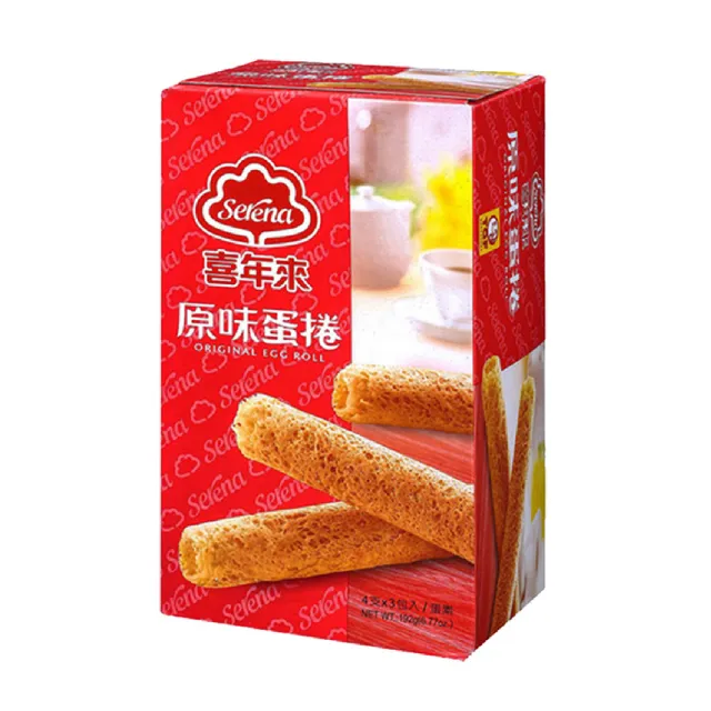 【喜年來】原味蛋捲經濟包(192g)  