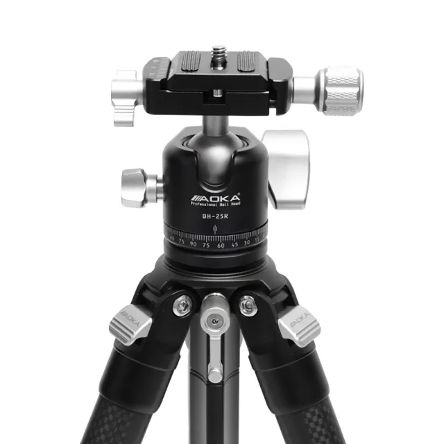 【AOKA】KY224CL + BH-25R 輕量化 四節碳纖維三腳架套組(總代理公司貨)