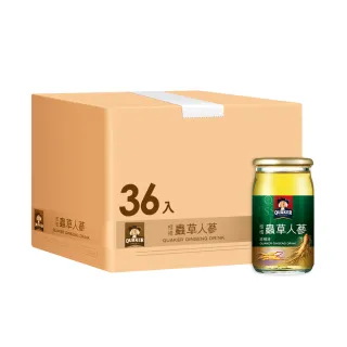 【QUAKER 桂格】冬蟲夏草養氣人蔘60ml×36入×1箱(共36入)