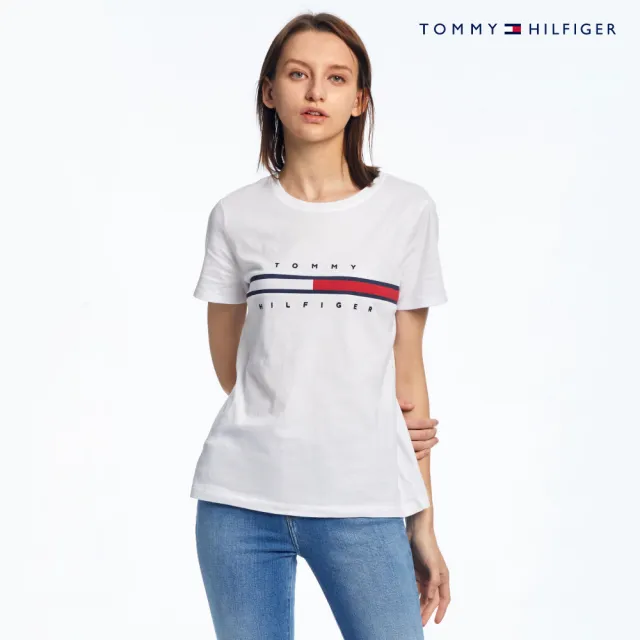 【TOMMY HILFIGER】官方旗艦館 W TINA MADISON T 恤_白色