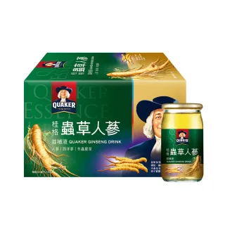【QUAKER 桂格】冬蟲夏草養氣人蔘60ml×6入×1盒(共6入)