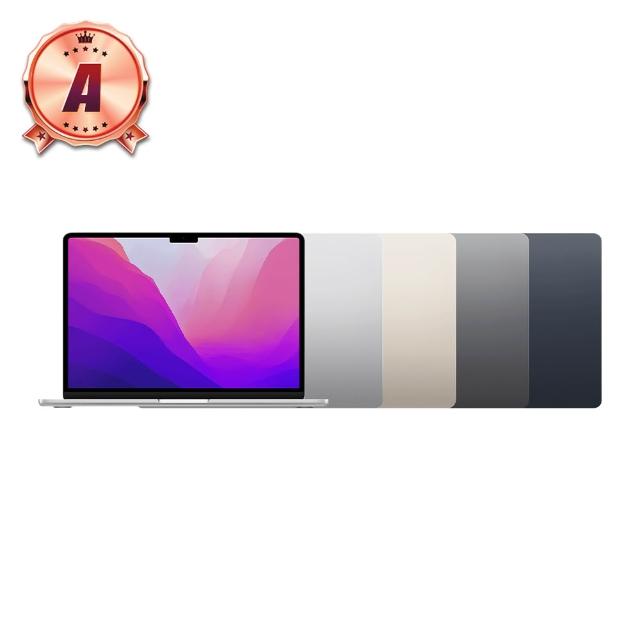 【Apple】A 級福利品 MacBook Air 13吋 M2 8核心CPU 10核心GPU(2022/8G RAM/512G SSD)