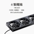 【JONSBO 喬思伯】ZA360 ARGB Gen1 一體式全幅無限鏡風扇 黑/白(3年換新/模組化接頭/TH水冷風扇)