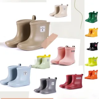【星星親子館】20色 馬卡龍 日本 兒童雨鞋 兒童雨靴 防水 雨鞋(兒童雨鞋 兒童雨靴)