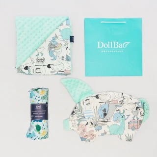 【La Millou】momo限定 經典彌月禮-竹纖涼感巾+單面巧柔豆豆毯標準款+豆豆小豬枕(多色可選_附送禮提袋)