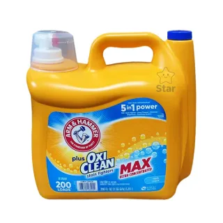 【Star 星】美國ARM & HAMMER強效濃縮洗衣精添加小蘇打粉(洗衣精添加小蘇打粉 5.91公升 / 200蓋次)