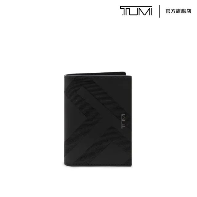 【TUMI】NASSAU SLG L 型摺疊卡片夾 - 黑色(TUMI 官方旗艦店)