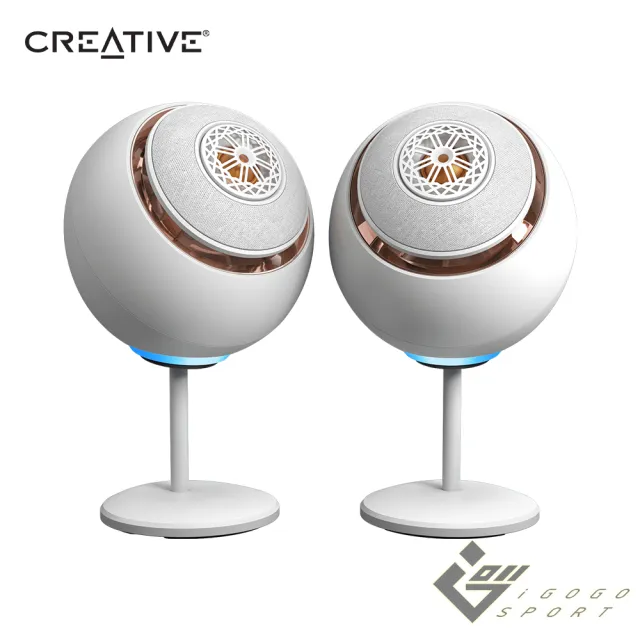 【Creative】Pebble Nova 2.0 聲道桌上型無線藍牙喇叭(同軸設計 重低音 65W PD RGB 大單體)