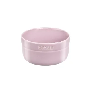 【法國Staub】圓形陶瓷餐碗12cm-日暮粉/500ml(德國雙人牌集團官方直營)
